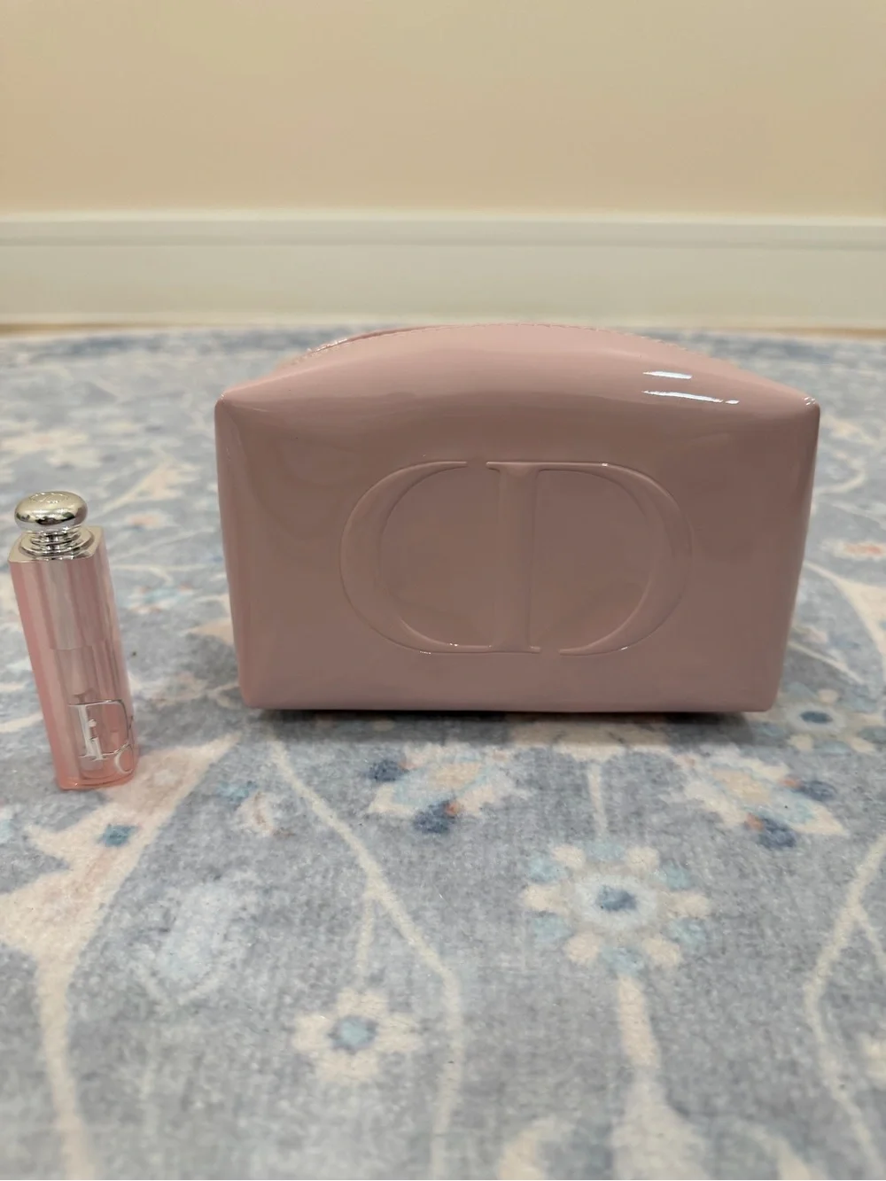 Dior Lip Addict Glow Balm with Blush Pink Pouch